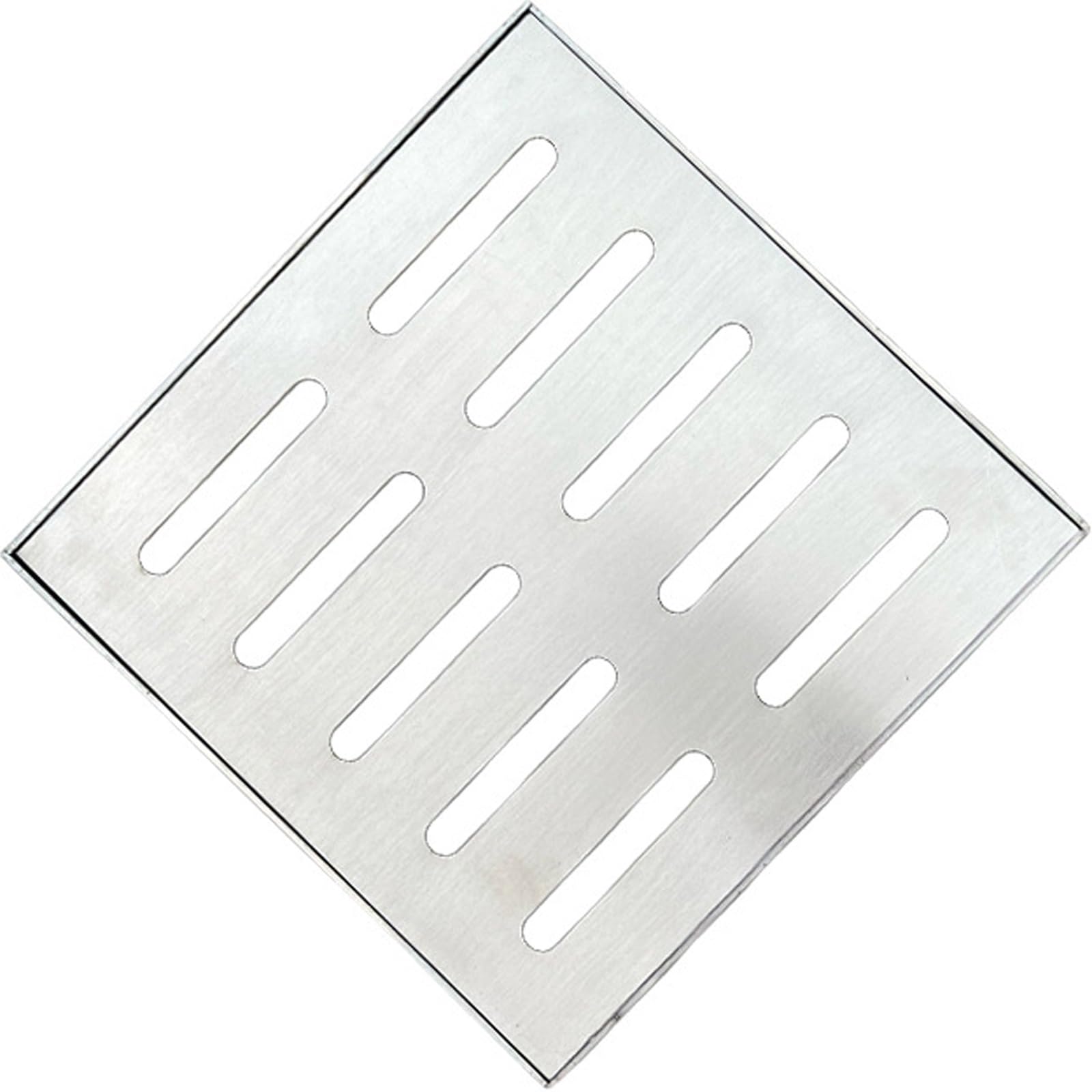 Chiusino Pozzetto Invisibile, Griglia Scolo Acqua Piovana e Telaio, Pozzetto Giardino in Acciaio Inossidabile per Cortile, Marciapiede, Giardino, Parco(20 * 20 * 2cm/8 * 8 * 1in)