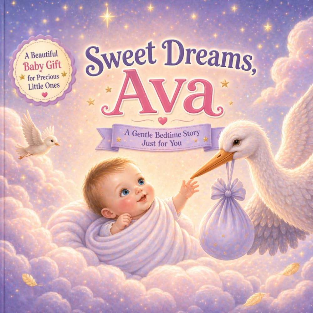 Sweet Dreams, Ava: A Personalized Bedtime Story for Ava | A Calming Goodnight Book (Three Hearts Personalized Baby Name Books (Ava))
