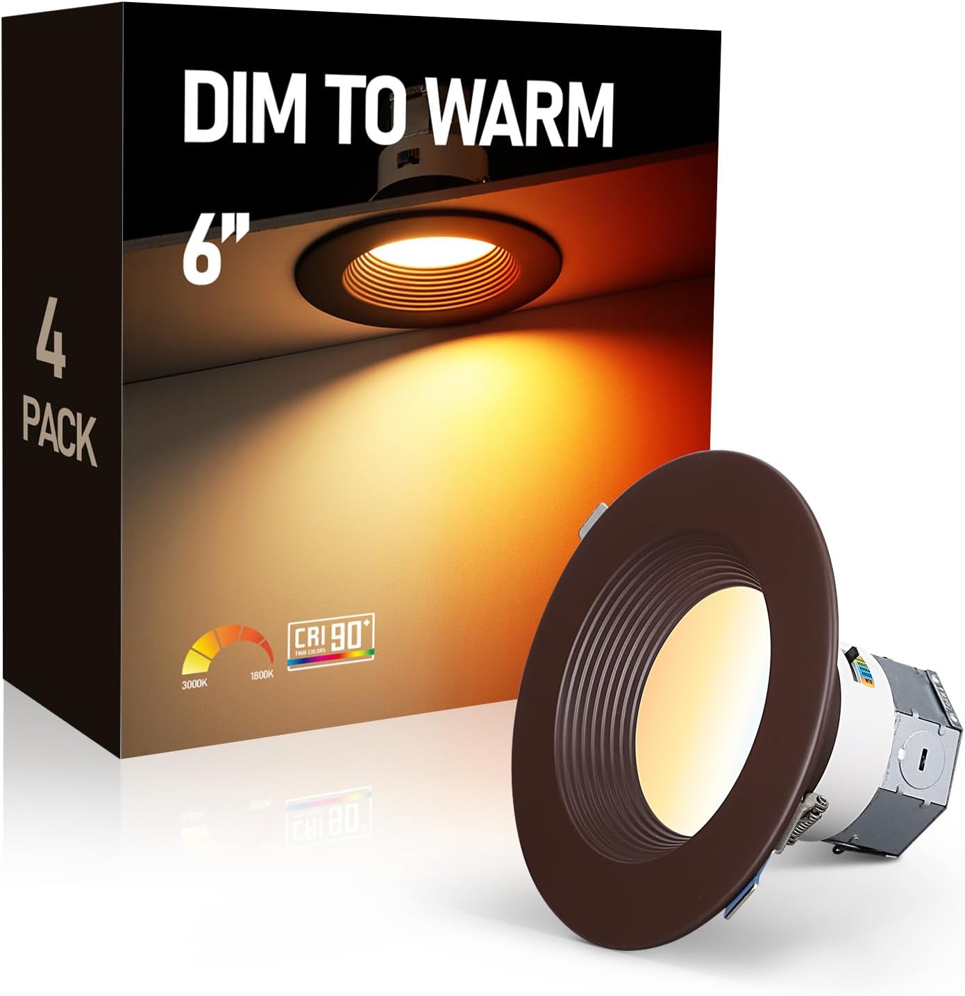 6 Pack Bright 2 6w Led Under Cabinet Wedge Spot - Desertcart - View #2