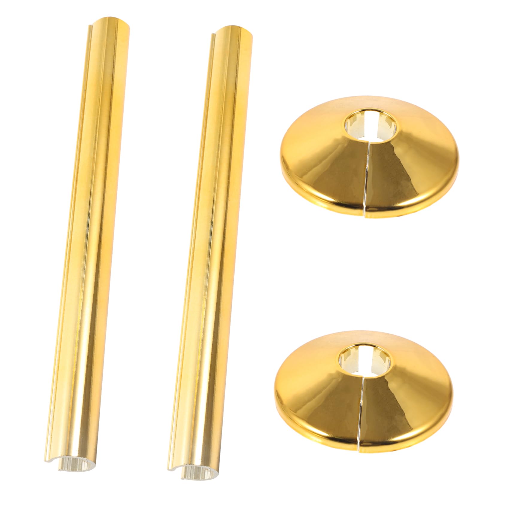 OSALADI Escutcheon Plates 2 Sets Heating Cover Collar Water Cover Plastic Collar Cover for Wall Escutcheon Cover for Water Radiator Collar Radiator Sleeve Cover up Pvc To Open