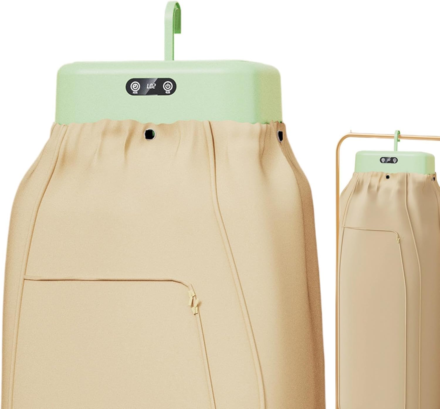 Portable Dryer - Adjustable Temperature Clothes Dryer, Mini Electric Home Drying Machine, Foldable Garment Quick Dry Appliance | Versatile Laundry Solution For Indoor, Outdoor, Apartment, Dorm