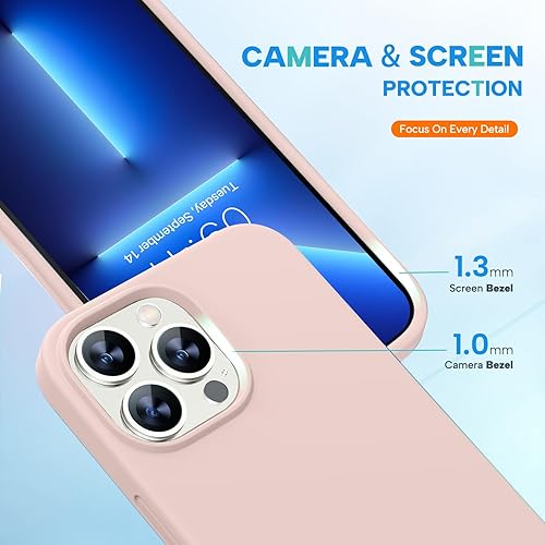 Miniatura 1585 de Miracase - Funda diseñada para iPhone 11 con protector de pantalla, funda de goma de silicona líquida, protección total contra caídas y a prueba