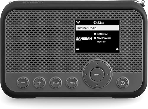 Miniatura 1 de Sangean Radio WFR-39 FM-RBDSInternet con Spotify Connect, AirMusic Control Radio digital portátil recargable