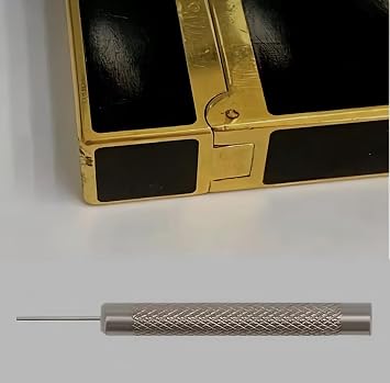 Precision Hinge Pin Removal Punch Lighter Tool, Metal Alloy Repair Accessory Compatible with Dupont Ligne 1, Ligne 2 & Gatsby Lighters