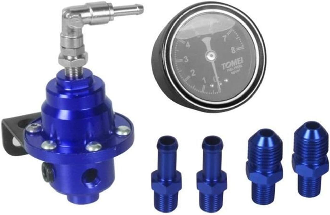 Amazon.com: Universal Car Fuel Pressure Regulator with kPa Oil Gauge ...