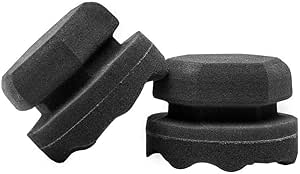 2-Pack Tire Shine Applicator Pads - Curved Sponge With Handle For Tire Dressing & Detailing