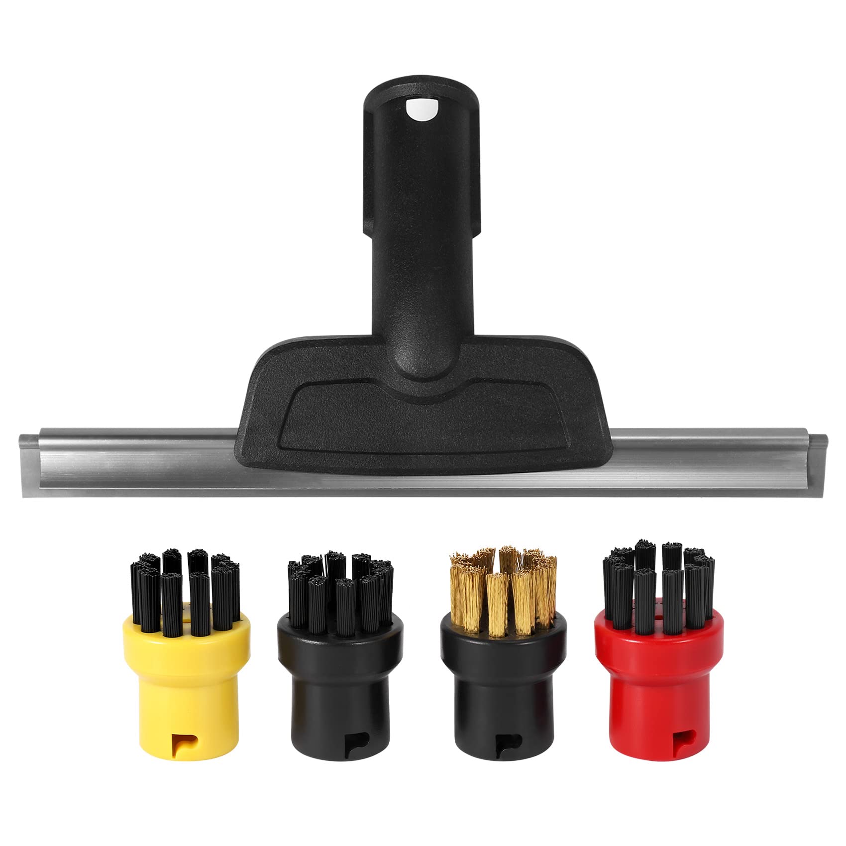 Pasuihcay for SC2 SC3 SC4 SC5 CTK10 CTK20 Window Nozzle Scraper Round Brush for Steam Cleaner Mirrors Moisture,Clean Slit