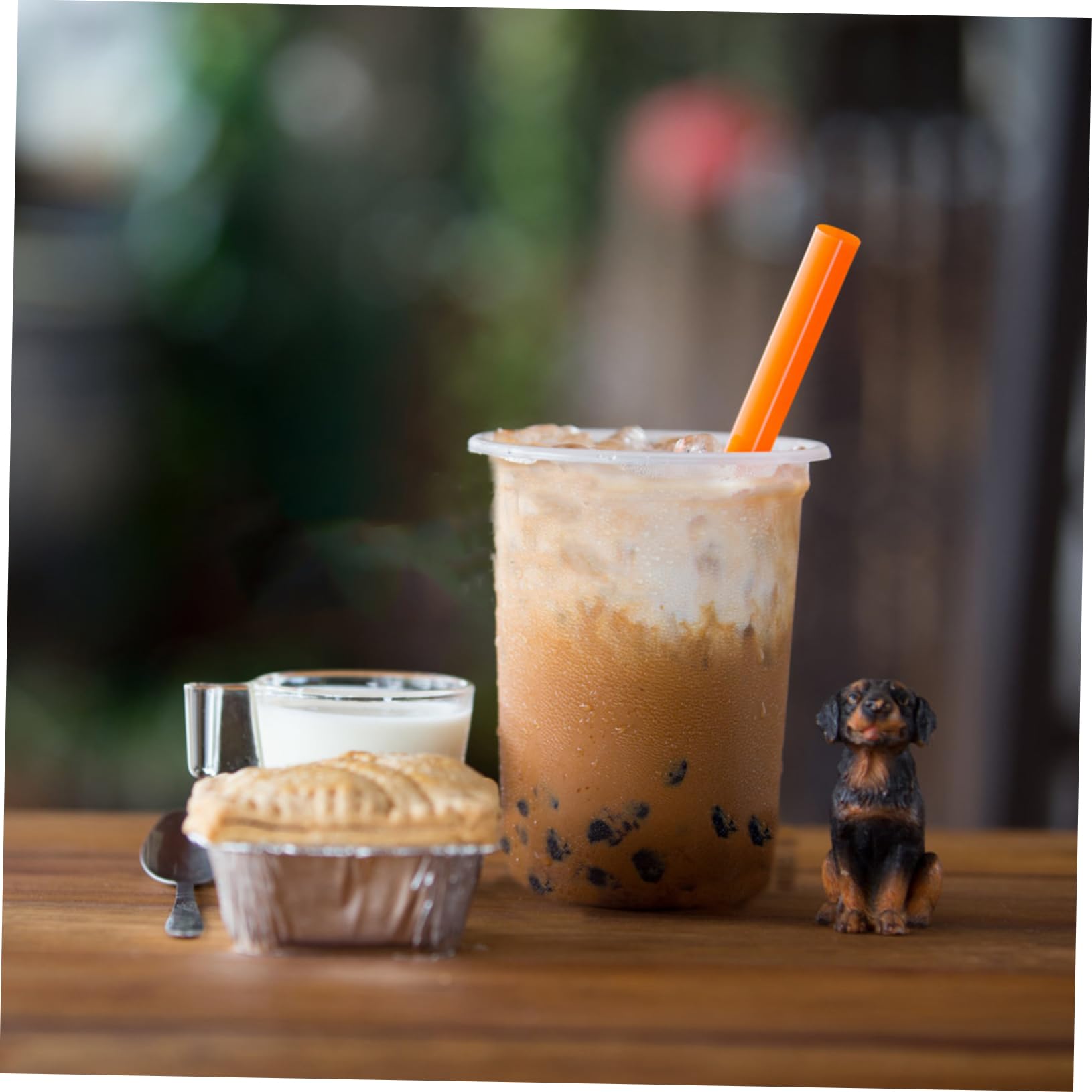 Didiseaon Elegant 20pcs Dessert Cups with Lids Ice Cream Pudding Yogurt Cups Safe Material for Parties Banquets Decor