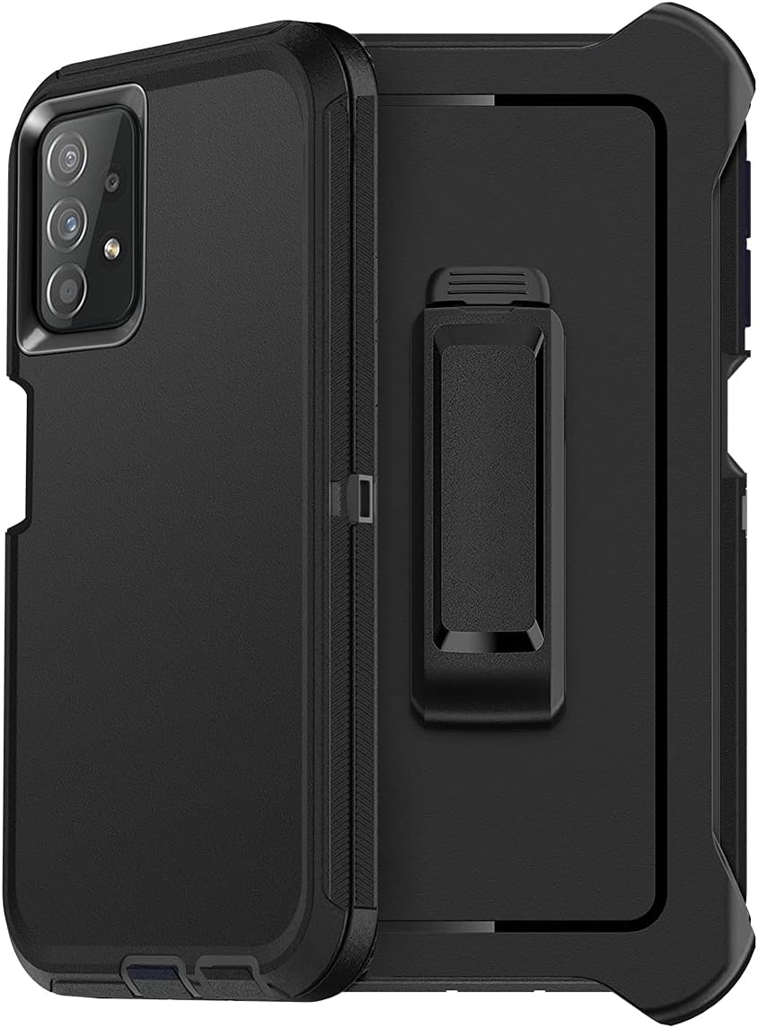 AICase Belt-Clip Holster Case for Samsung A32 5G, Heavy Duty Drop Protection Full Body Rugged Shockproof/Dust Proof Military Grade Tough Durable Protective Phone Cover for Samsung Galaxy A32 5G(2021)