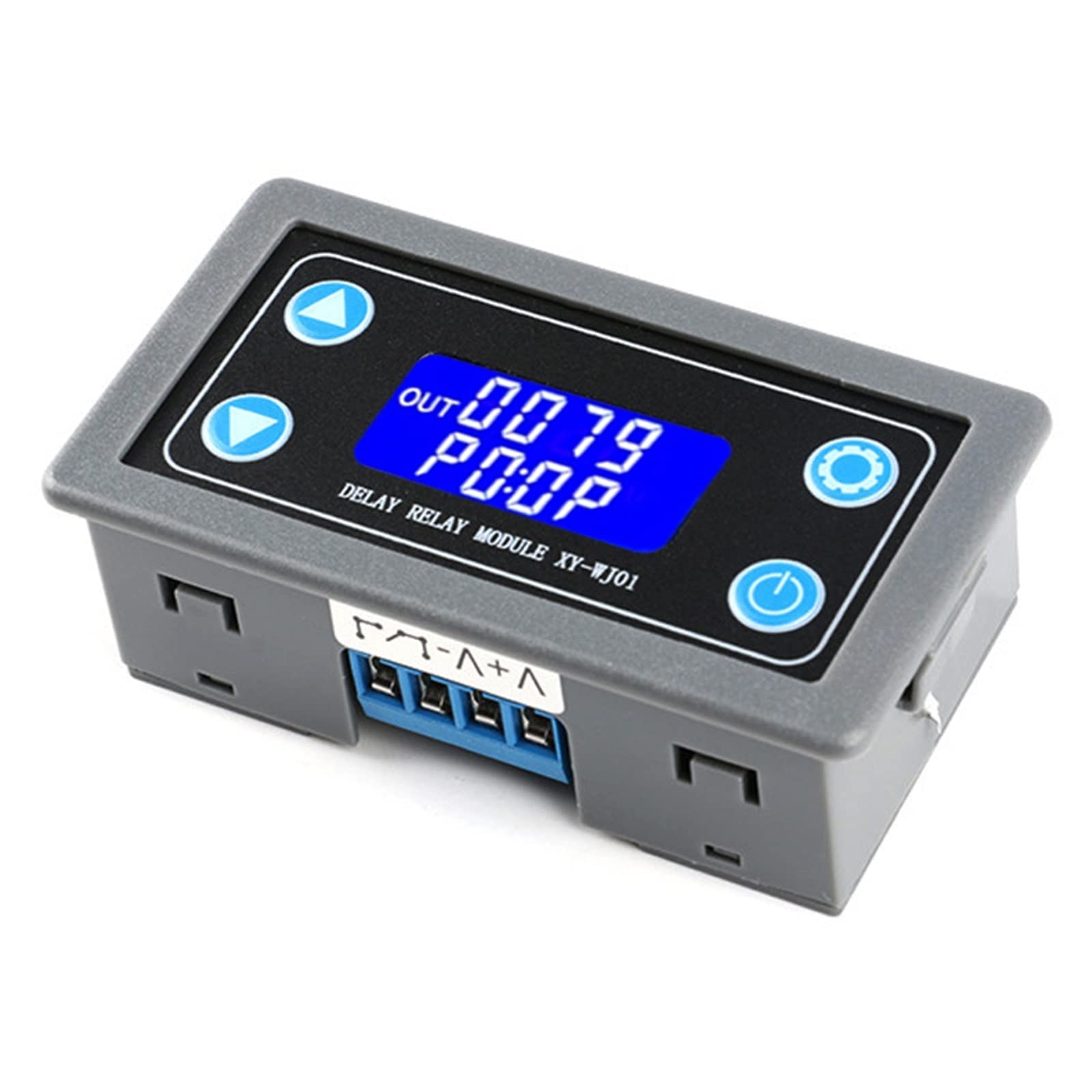 DC12V LED Modulo relè temporizzato Digitale Temporizzatore programmabile Interruttore di Controllo Ciclo di attivazione temporizzazione con Custodia for Interni