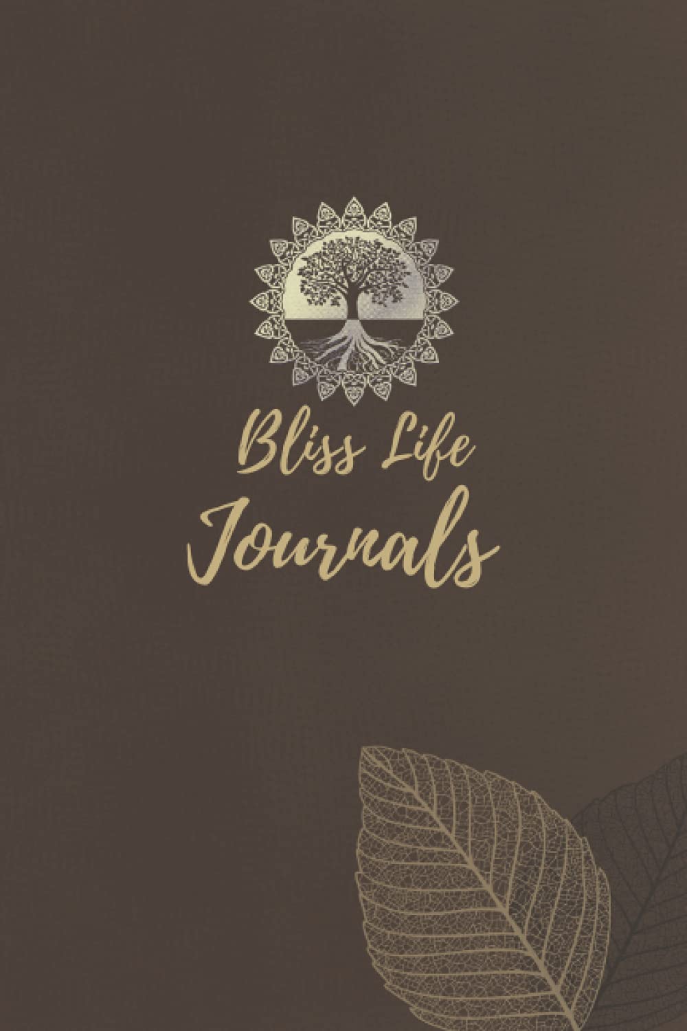 Bliss Life Journals Classic Lined Notebook for writing- 120 Pages, Softcover - 6 x 9 Inch, Line Ruled Pages, Leather Nature Print Cover design: Journals for writing- Your Life your Story