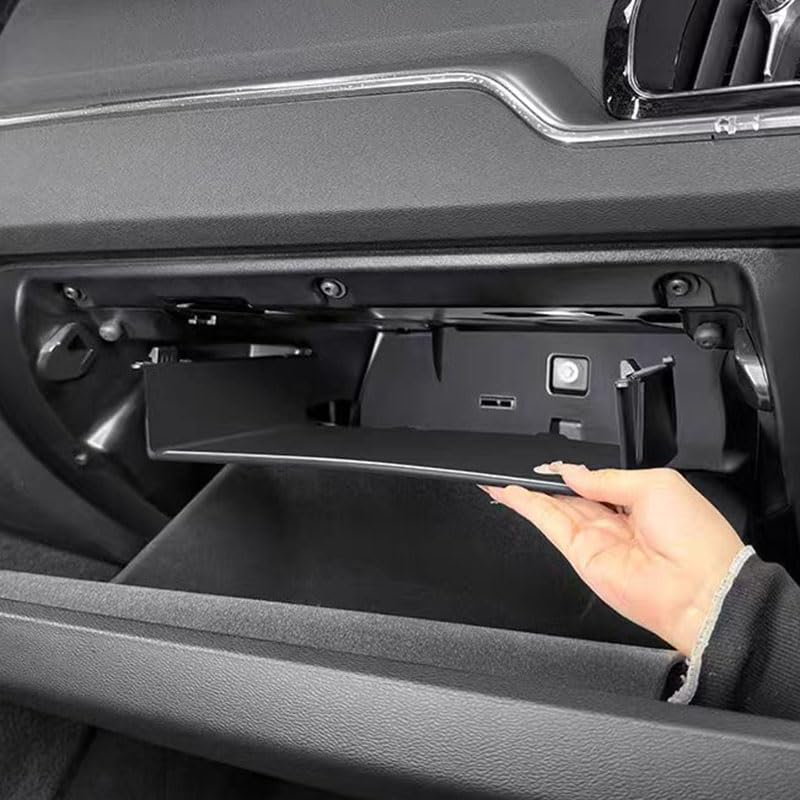 Pitruves for Volvo XC60 S60 V90 V60 S60 Glove Box Compartment Storage Box Accessories Supplies