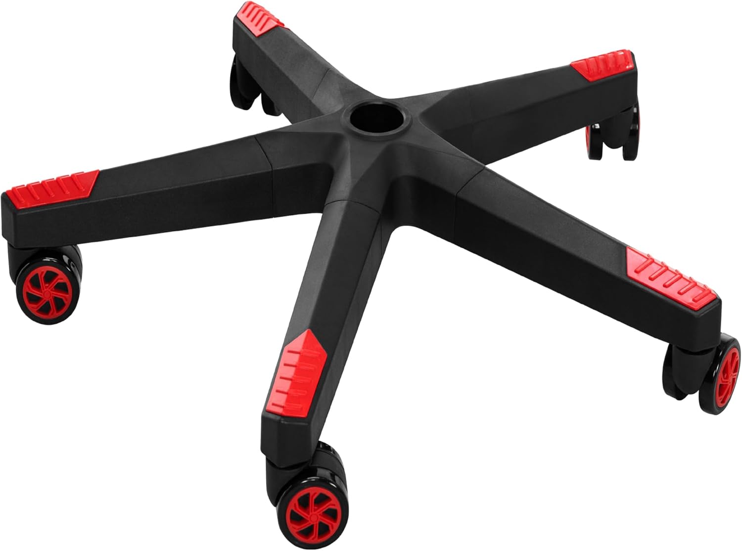 Frassie 28 Inch Heavy Duty Nylon Gaming Office Chair Base Replacement Part with 5 Casters Frassie 28 Inch Heavy Duty Nylon Gaming Office Chair Base Replacement Part with 5 Casters