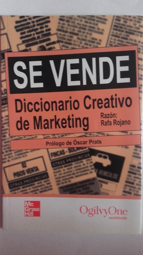 SE VENDE DICC.CREATIVO MARKETING (MARKETING/VENTAS)