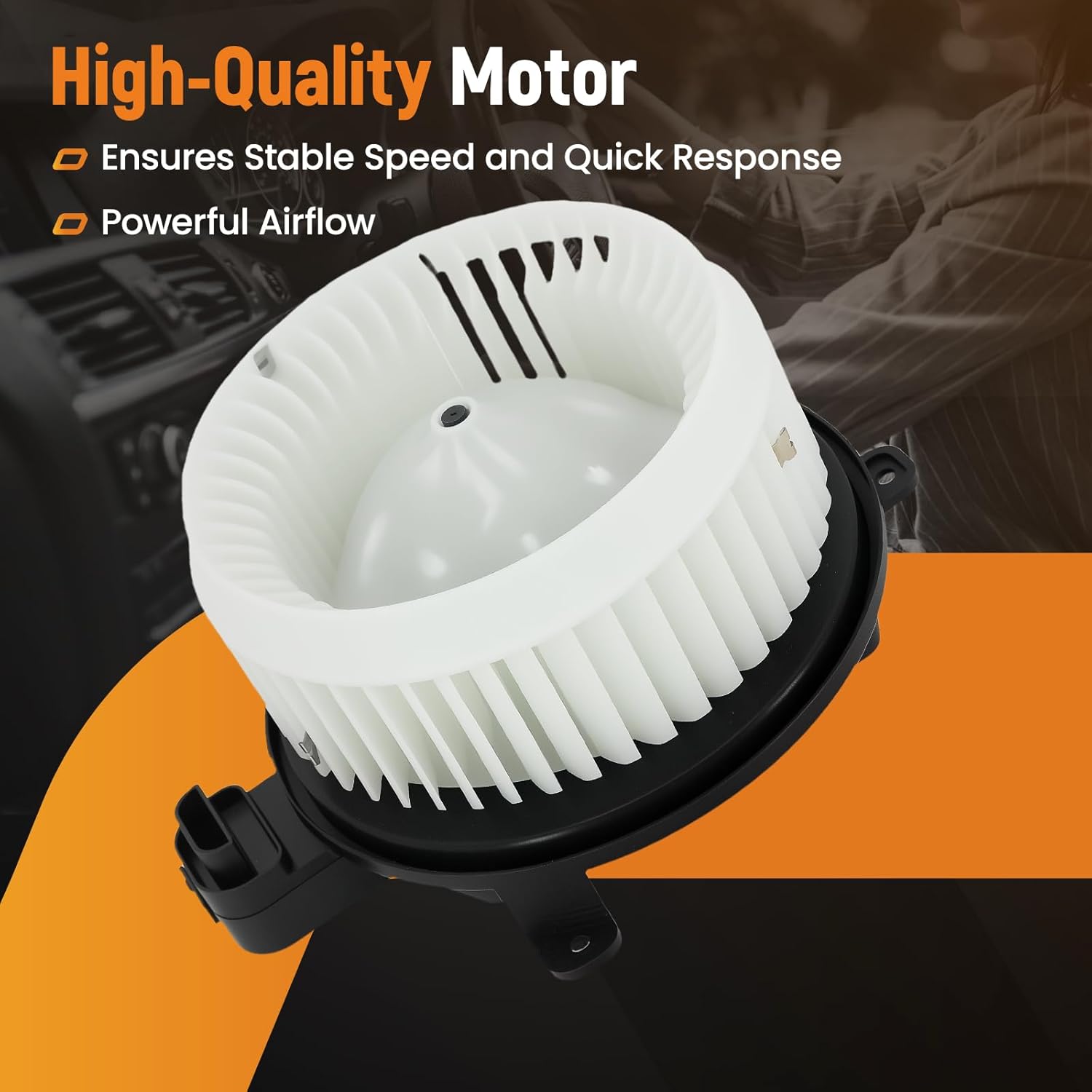 maXpeedingrods Blower Motors Front 68396057AD Fits for Ram 1500 2500 3500 4500 5500 2019-2022, for Jeep Wagoneer/Grand Wagoneer 2022-2023# 68396057AA 68396057AB 68396057AC