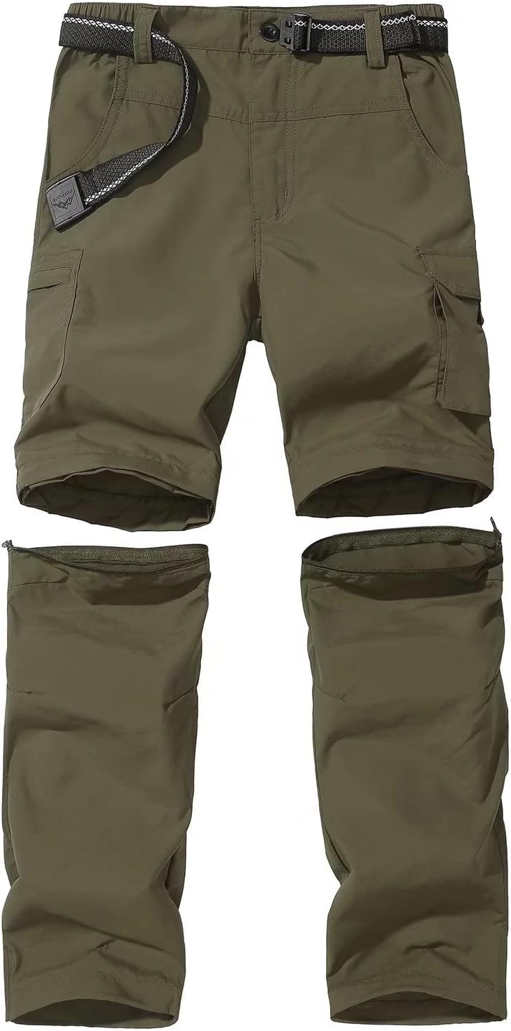 Pantaloni Unisex Pantaloni Trekking Bambini Gambe Staccabili