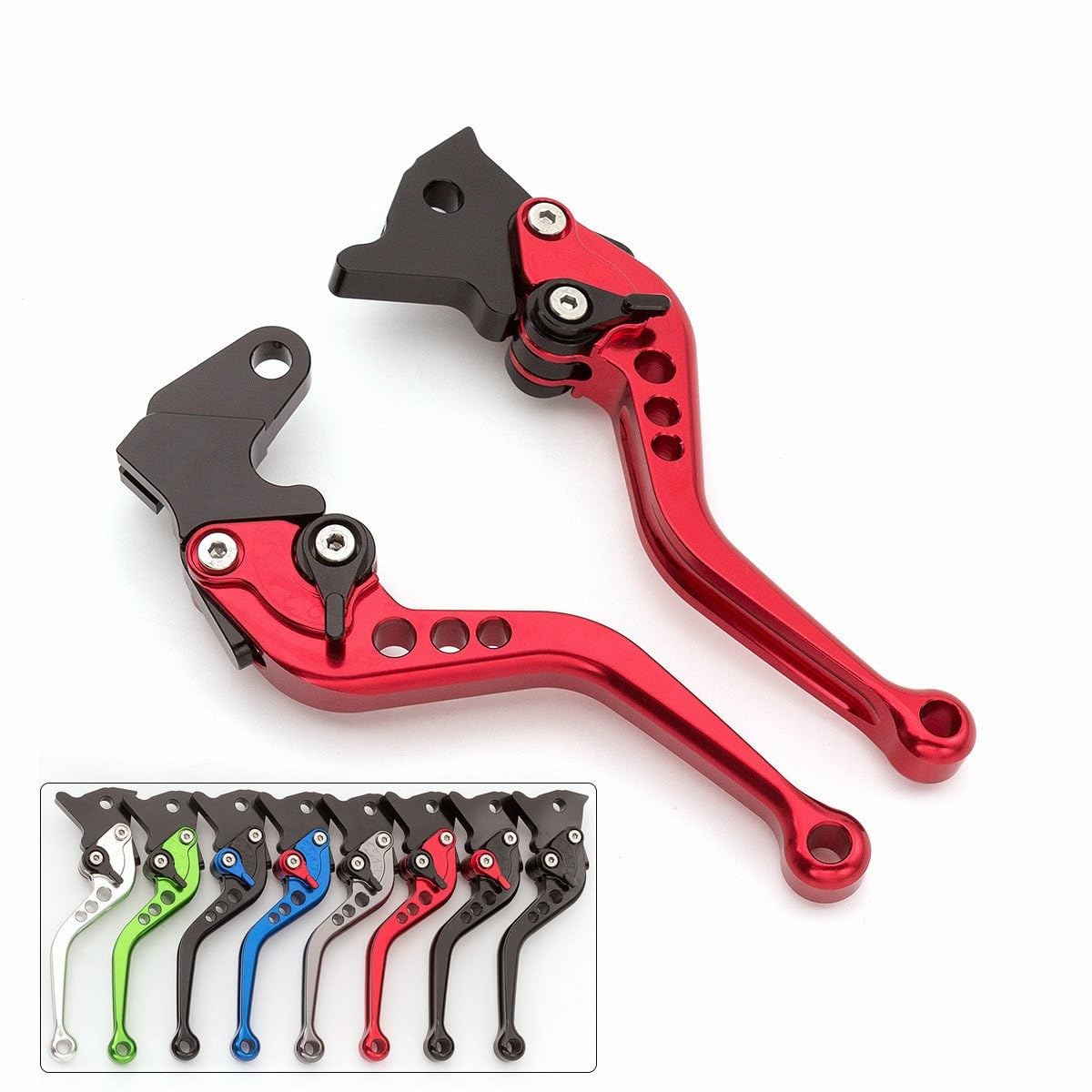 PONNYC Palanca De Embrague De Freno Extensible Plegable Ajustable Para Benelli BN 125 BN 150 Tnt 150i BN125 Accesorios De Motocicleta Moto Embrague Maneta Freno (Color : 147mm 7)