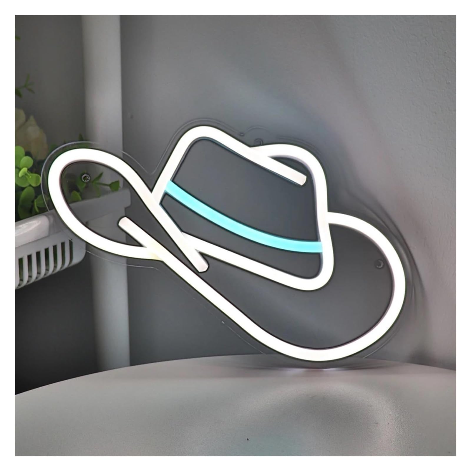 luoliang Illuminazione al neon Cappello da cowboy per insegna per neon per alimentazione per dimmerabile