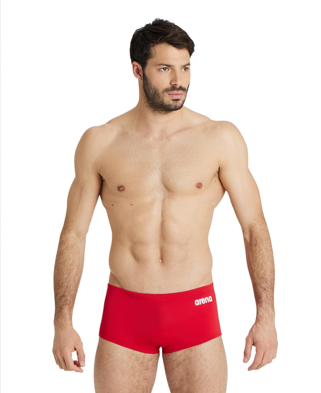 Arena Solid Team Herren-Badeshorts, Schnelltrocknende Badebekleidung, Badehose aus MaxLife Eco Gewebe mit Maximaler Chlorbeständigkeit und UPF 50+ UV-Schutz