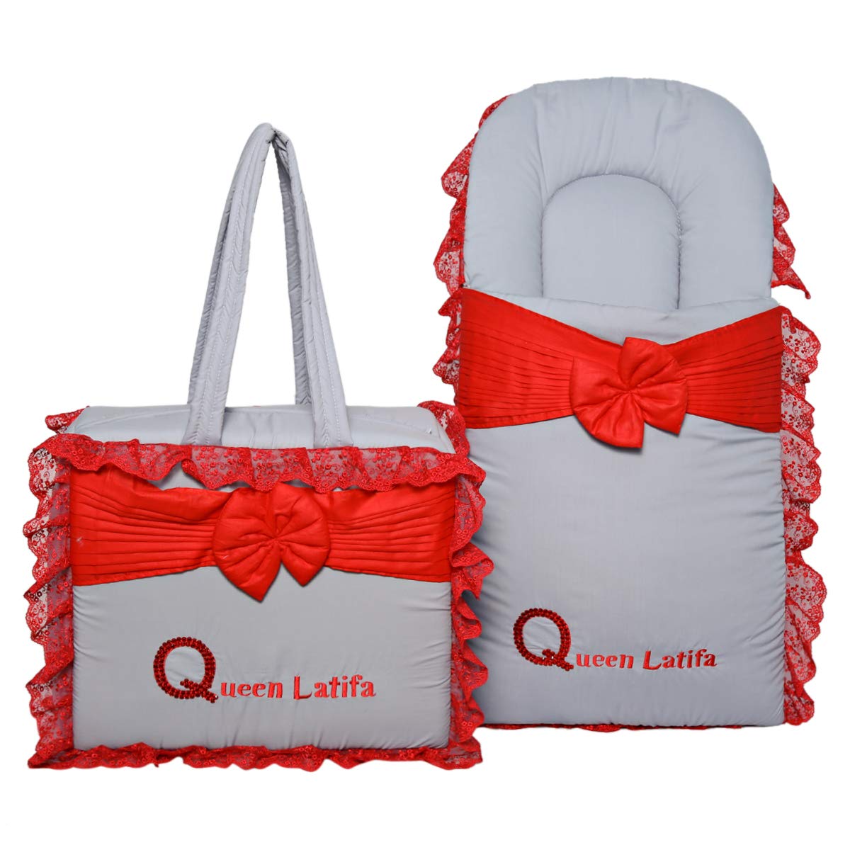 Toys4You CA-167-HB/168-SB Stroller Bag, Grey and Red