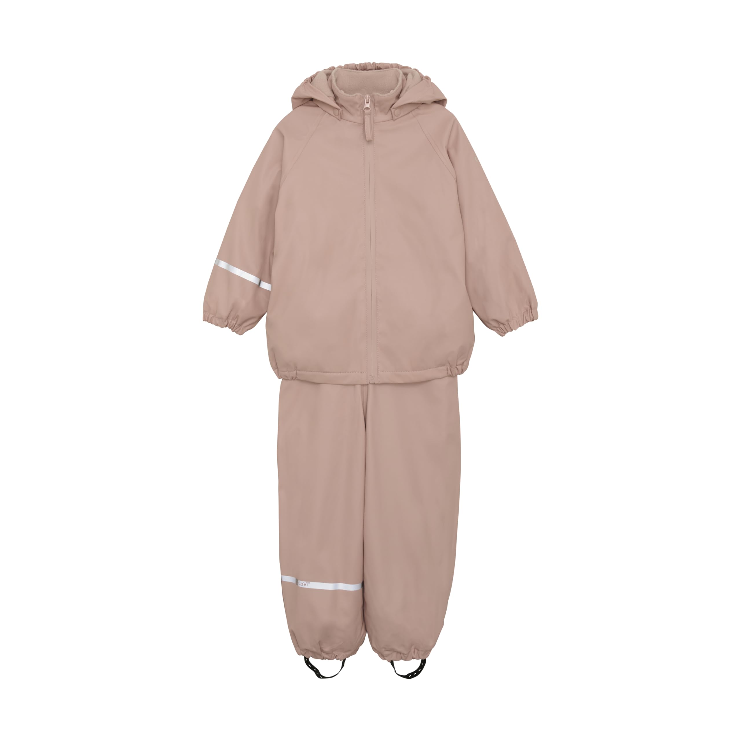 Celavi Unisex dziecięca odzież przeciwdeszczowa zestaw Lining-Pu Apparel, Misty Rose (524), 90