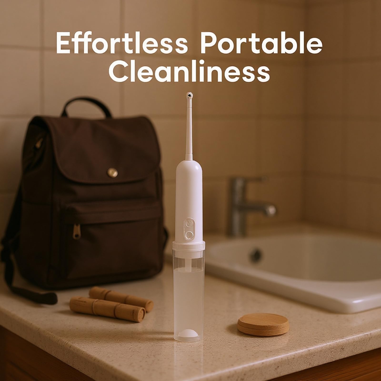 Bidet portatile da viaggio, spruzzatore elettrico portatile per bidet, ugello regolabile, 2 impostazioni di pressione dell'acqua, compatto per la cura post-partum e l'igiene personale