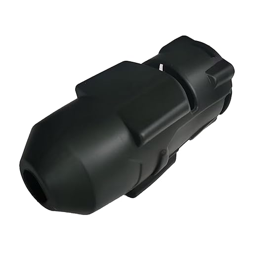 49-16-2767 impact wrench protective cover, suitable for Milwaukee 2767-20 FUEL M18 1/2 "cordless brushless impact wrench 18V, compatible with 2863-20, black