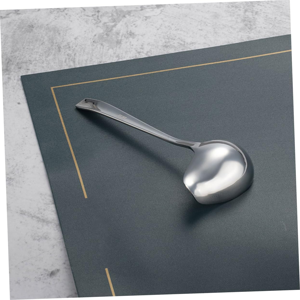 Thickened Sauce Spoon Multi-use Basting Spoon for Soup Gravy Stainless Steel Ladle for Kitchen