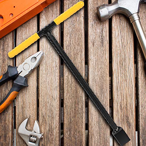 Water Meter Key 12 Inch - Contractor Grade Enforced Steel T-Handle - Curb Valve Key Wrench Tool for Curb Main Water Shutoff Valve | Comes with 4-way Multi-Functional Utility Key - Thumbnail 4