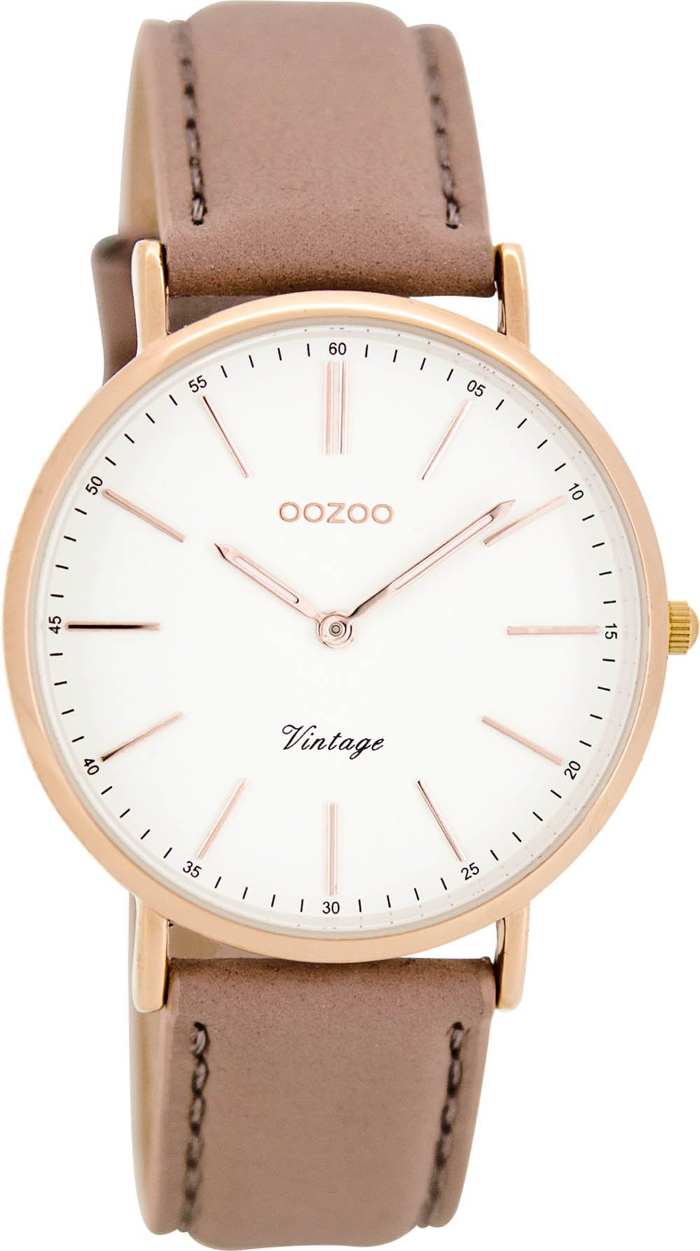 Oozoo Damenuhr Digital Quarz mit Lederarmband – C8140