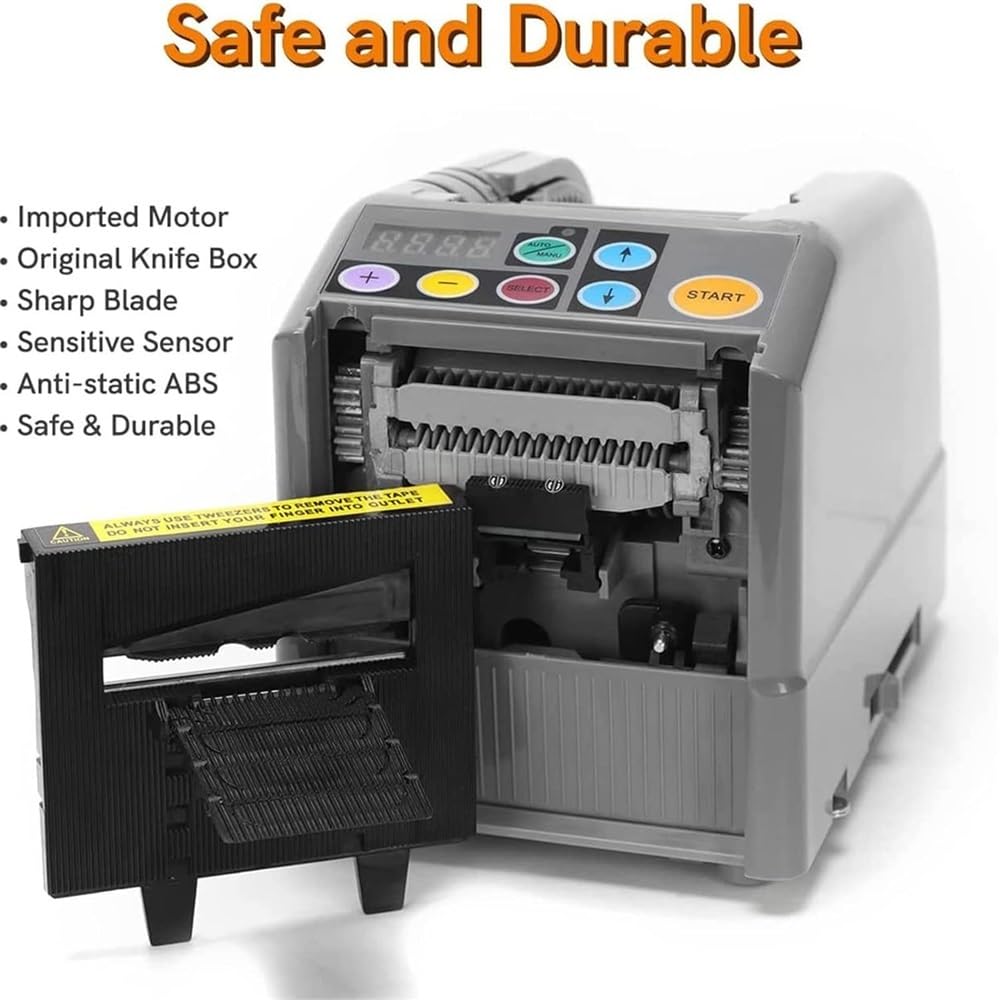 Amazon.co.jp: 自動電動テープカッター機、粘着電動テープカッター包装
