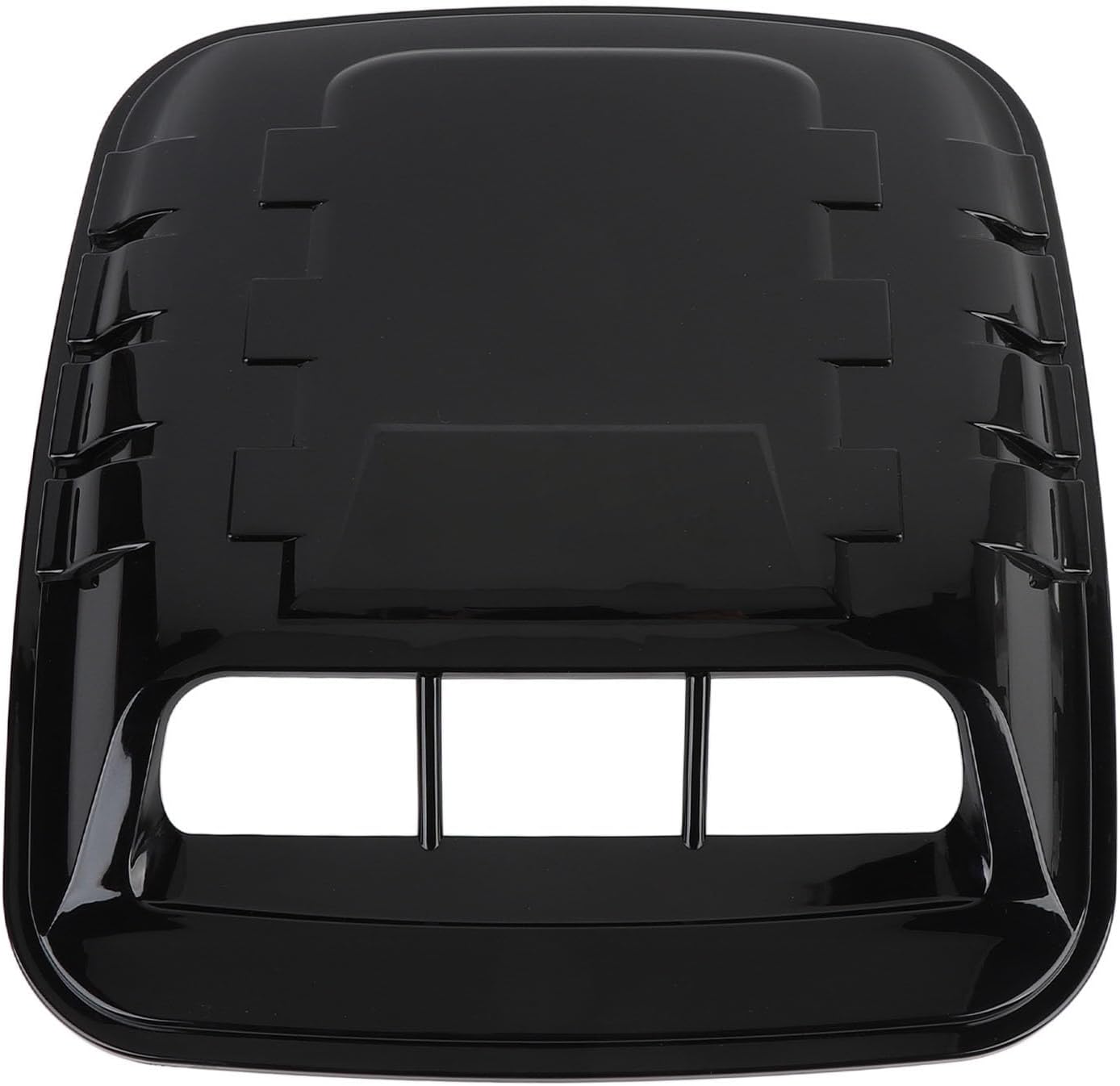 Car Hood Vent Cover Gloss Black 39x37cm Universal Bonnet Air Intake Scoop Improved Heat Dissipation