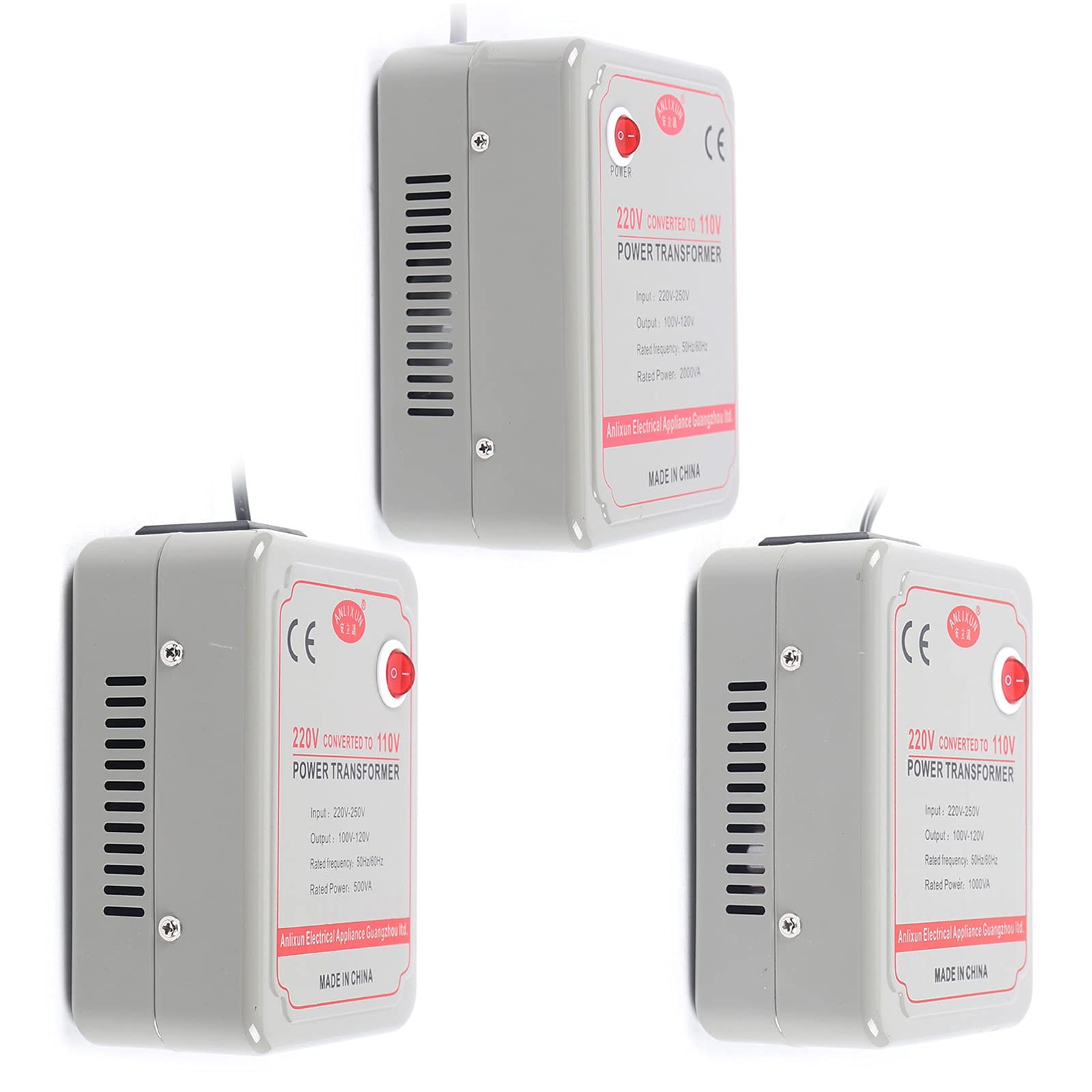 Produktbild von Spannungswandler Transformator 220V-250V Auf 100V-120V Wandler Umwandler Converter 500W/1000W/2000W Voltage Transformer Für Elektrogeräte (500W