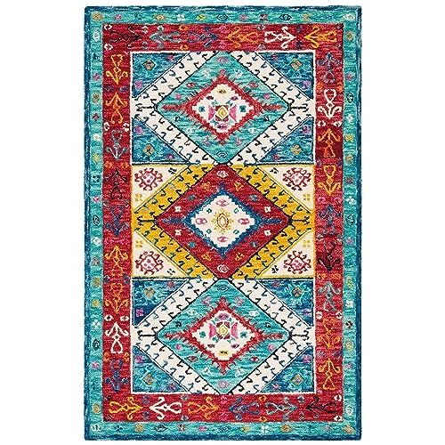 Image of Soft Pure Woolen Modern Collection Tufted Carpet for Living Room,Bedroom'Kitchen and Hall (6 X 9) Feet