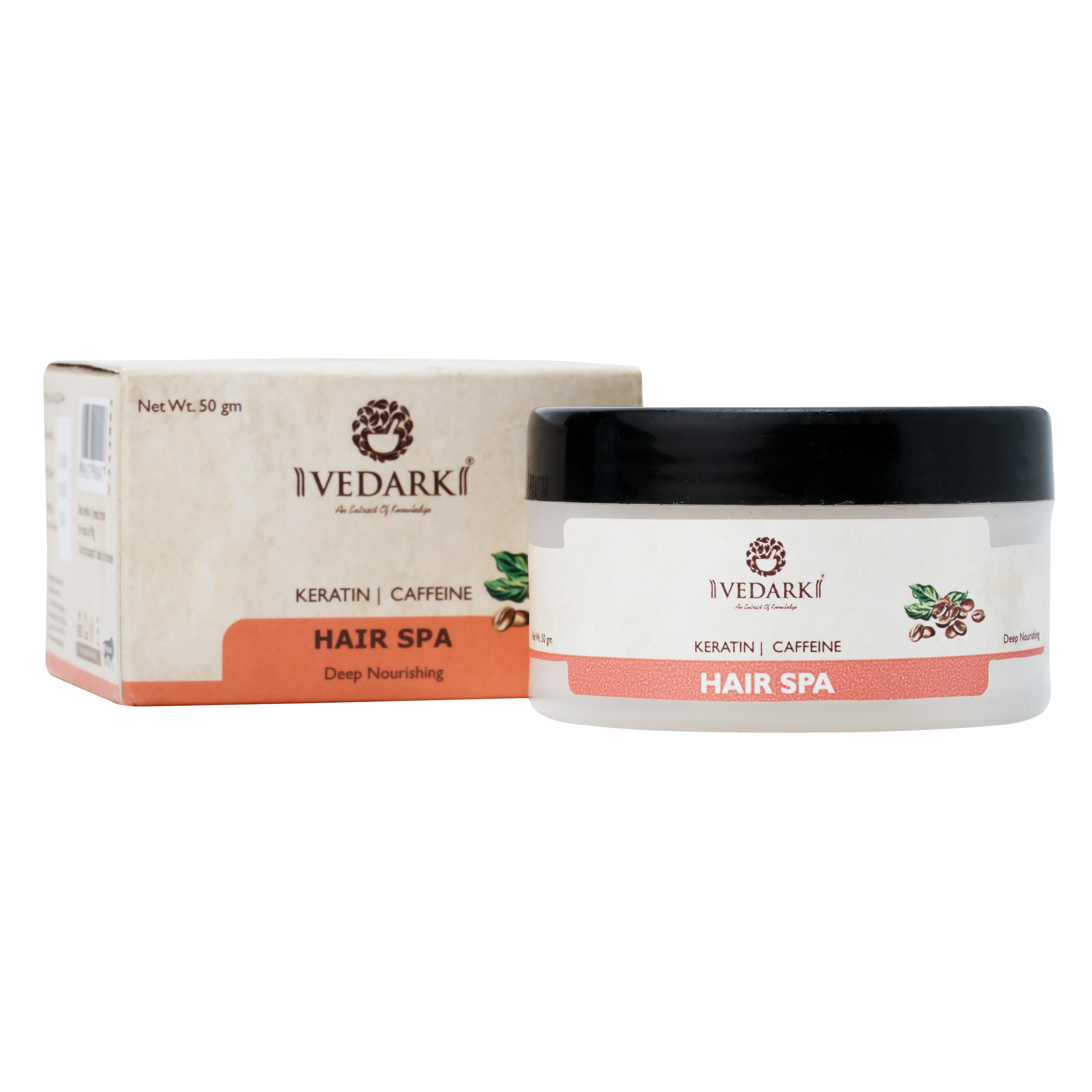 THE 9192Vedark Deep Nourishing Keratin Caffeine Hair Spa - Restorative Treatment For Women & Men (Pack of 2)