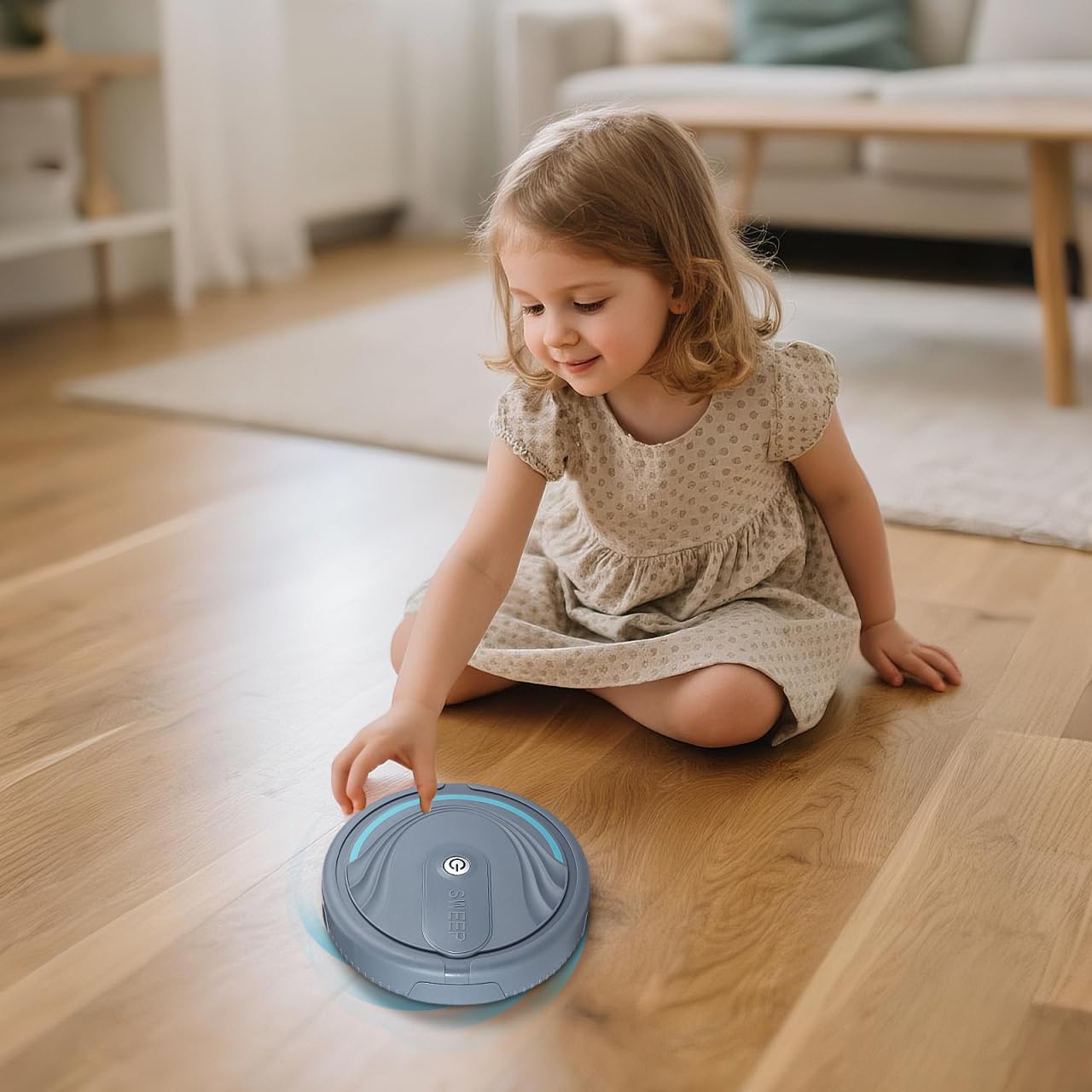 Toyvian Kleinkind Vakuum Kinder Vakuumreiniger Spielzeugsimulation Fegender Roboter Sich Dass Roboterreinigungswerkzeuge für Kinderspielzeug für Kinder Kleinkind Schwarz Spielen. Simulation Roboter