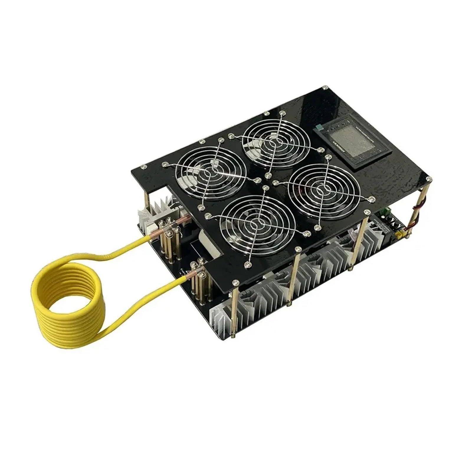 Nagrzewnica indukcyjna, 5000W ZVS nagrzewnica indukcyjna nagrzewnica indukcyjna płytka drukowana maszyna grzewcza stopiony metal + cewka + pompa + zasilacz