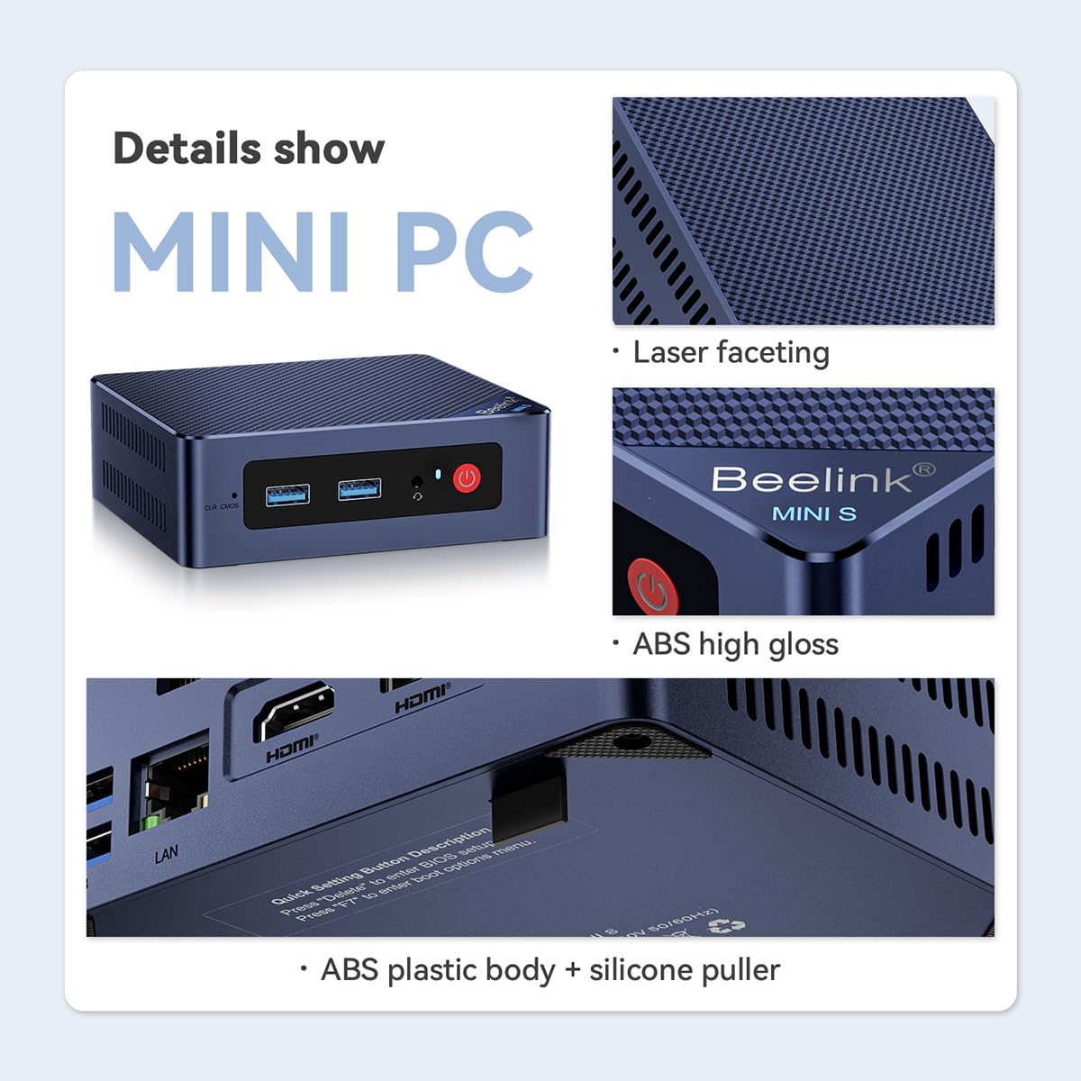 Beelink MINI S12 Pro ミニPC Amazon.co.jp: Beelink Mini PC, Mini S12 Pro Intel 12th N100
