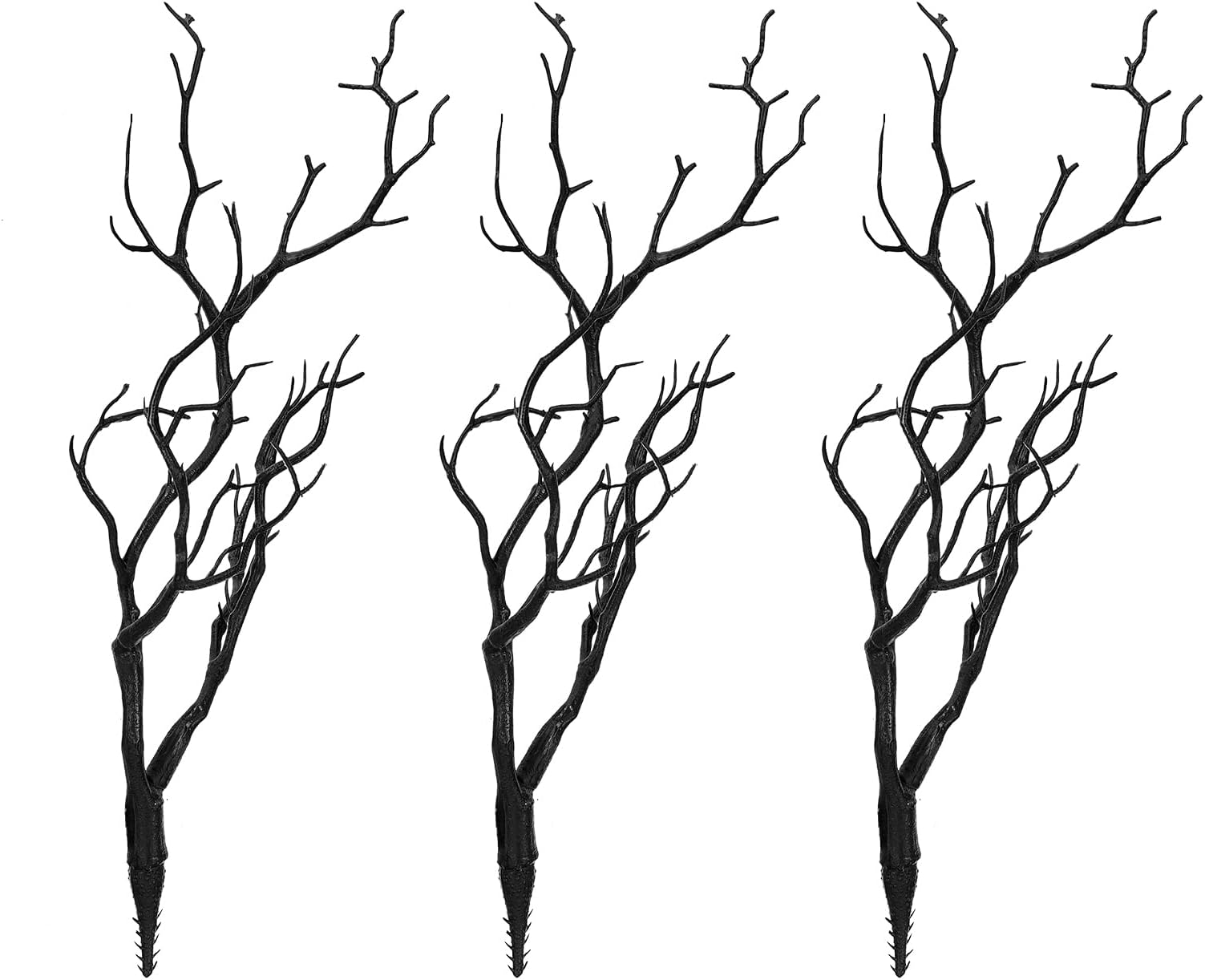 Amazon.com: 12PCS Manzanita Black Branches Halloween Artificial Antler ...