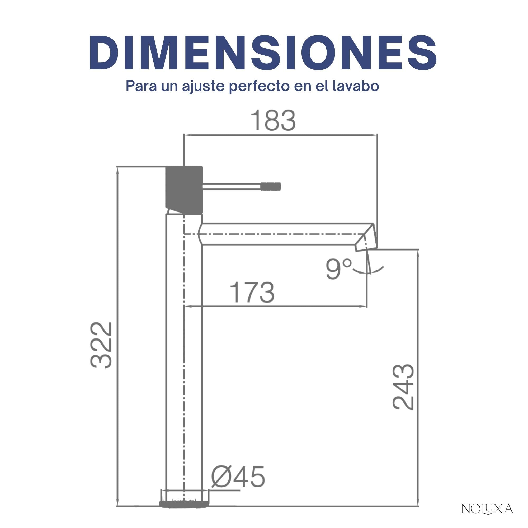 IMEX - Rubinetto Lavabo Nichel Bocca Alta | Miscelatore Bagno Acqua Fredda/Calda | Monocomando Effetto Cascata Bocca Ottone, Risparmio Idrico | Serie Line | Colore Nichel Spazzolato