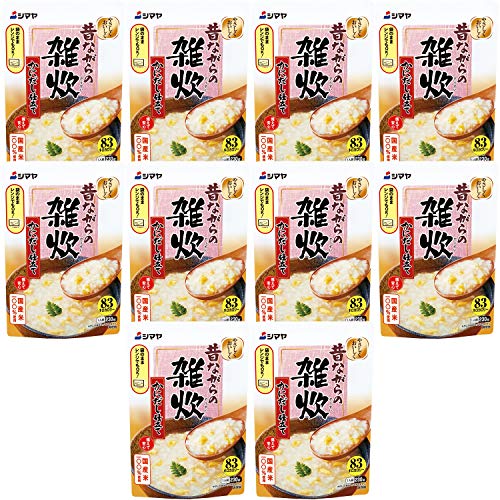 シマヤ 昔ながらの雑炊 かにだし仕立て 230g ×10個