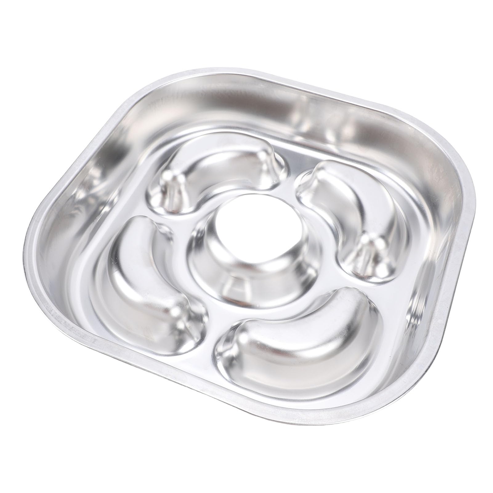 VBESTLIFE Slow Feeder Dog Bowl, Double Wall Food Grade Stainless Steel, Non Slip Base, for Medium Dogs to Slow Down Eating