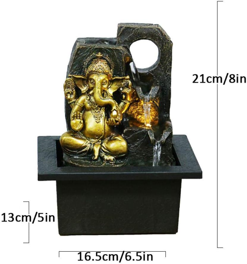 EastMetal 3 Tiered Indoor WaterfallRoom Water Fountain for Home Office Fountain Indoor Desktop Water Fountain : Home & Kitchen
