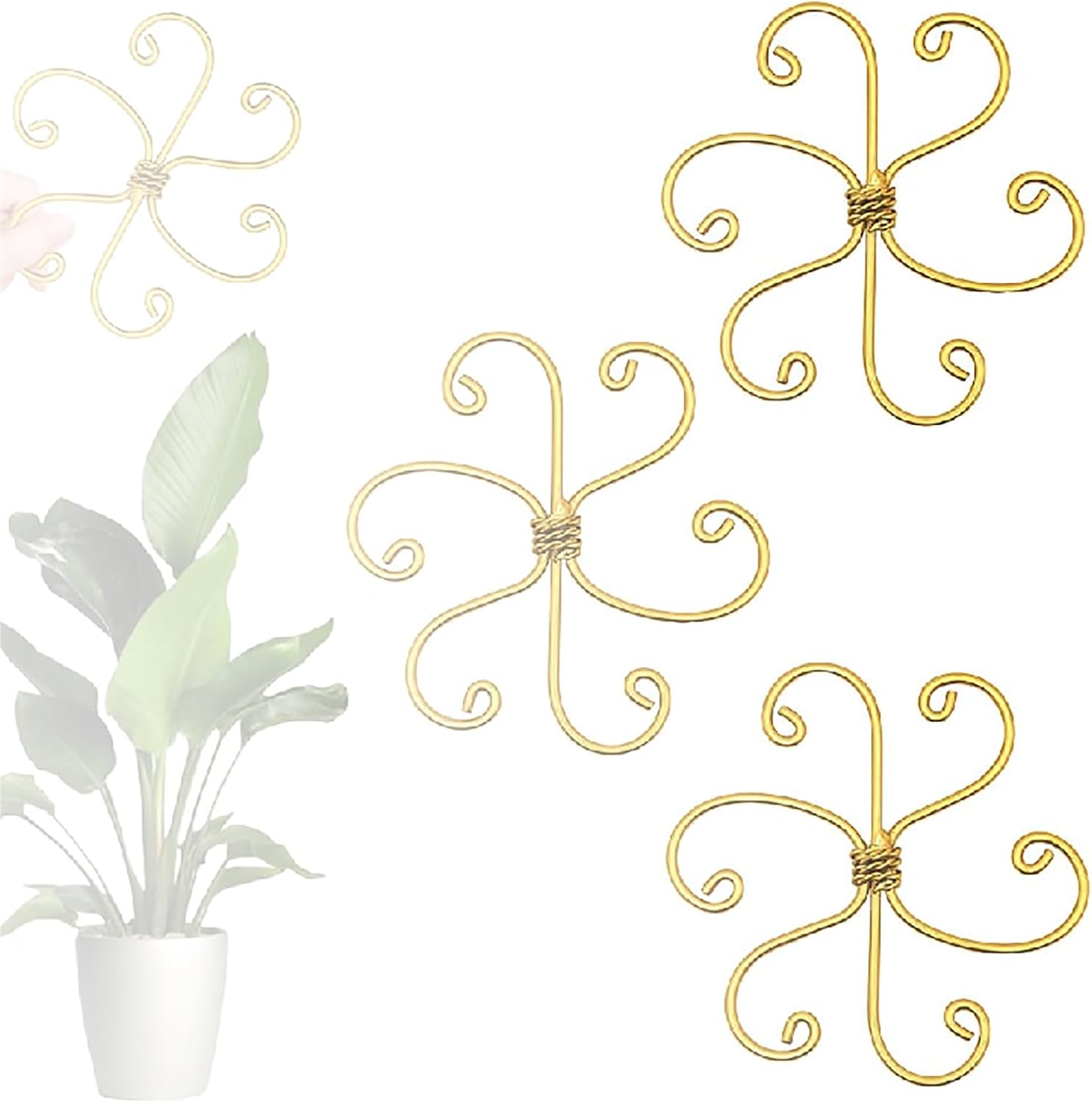 Amazon.com : Plant Stem Support Set, Reusable Plastic Climbing Plant ...