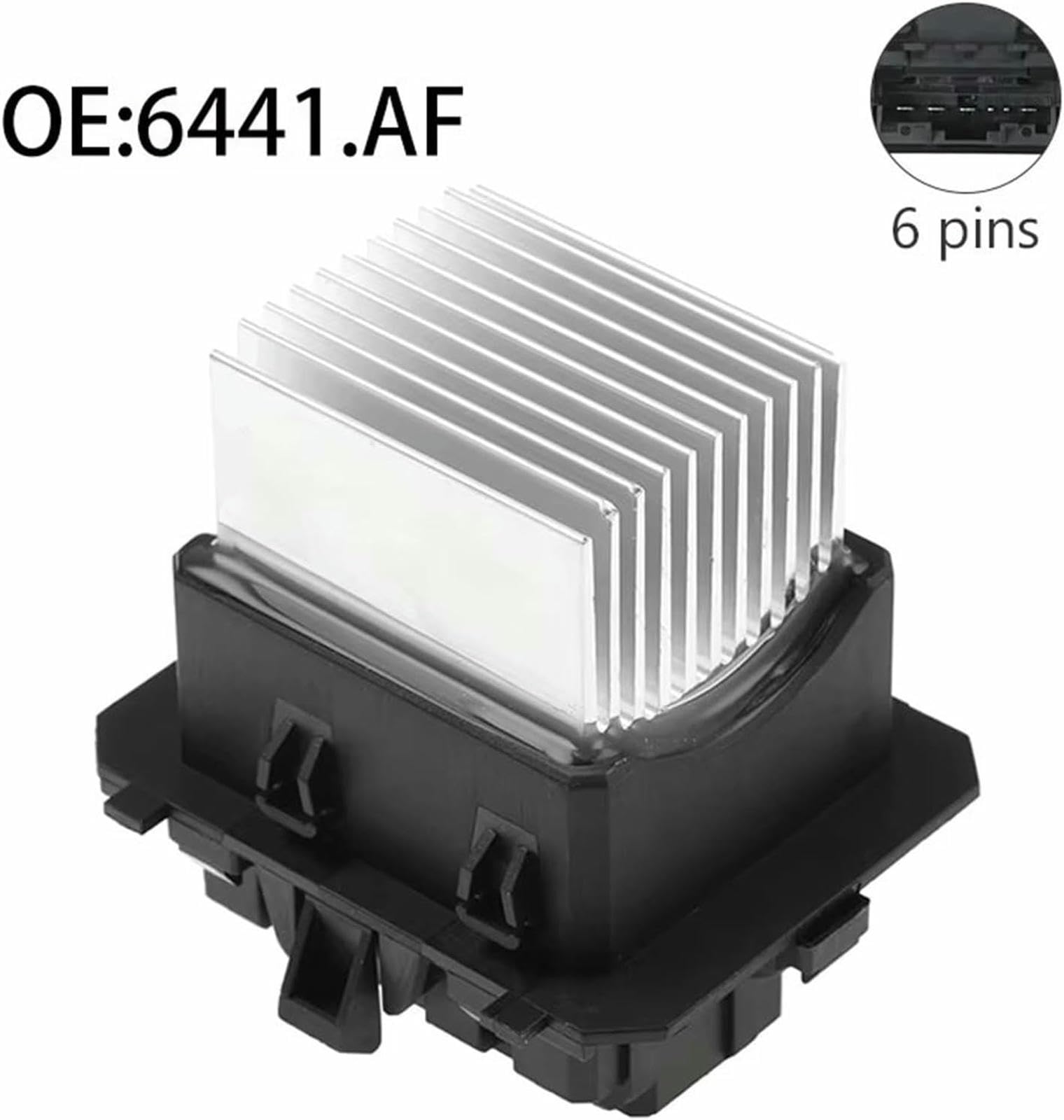 para Twingo Mk2 2007-2014. Módulo Regulador De Velocidad De La Resistencia del Motor del Ventilador del Calentador De Coche 6441Af 011Gcs2702 77365570.