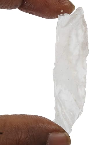 Miniatura 4 de Gemhub - Piedra preciosa translúcida transparente de cuarzo blanco de 51,50 quilates para tumbl, guijarros y lapidarios