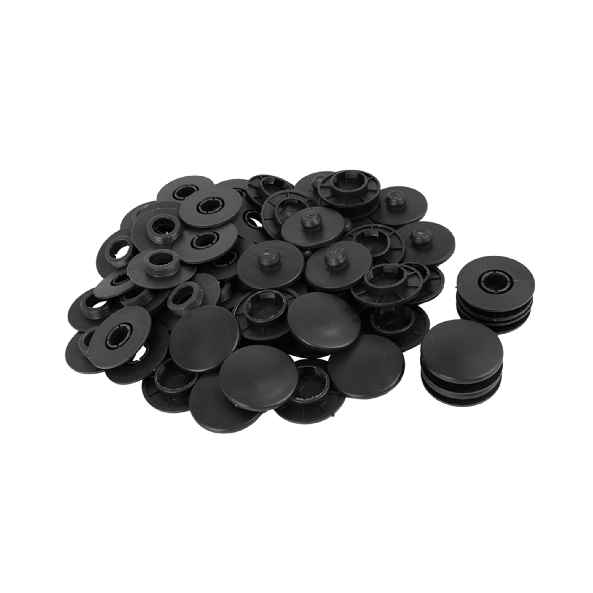 A ABSOPRO 16 Sets Universal Car Floor Mat Clips Fixing Retainers Anti-Slip Buckle Fastener Holder Black Item Replacement