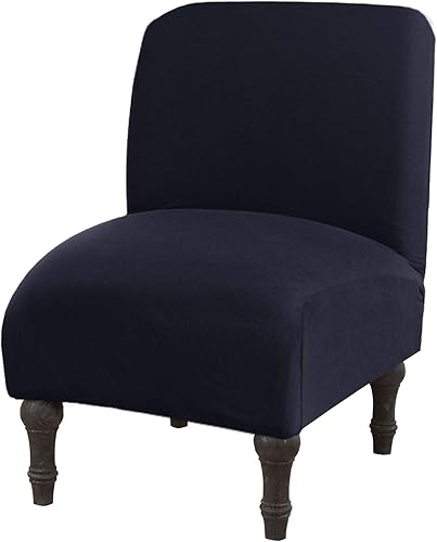 Funda para silla sin brazos, tamaño grande, funda elástica universal para silla de sala de estar, protector de muebles, extraíble, lavable para el