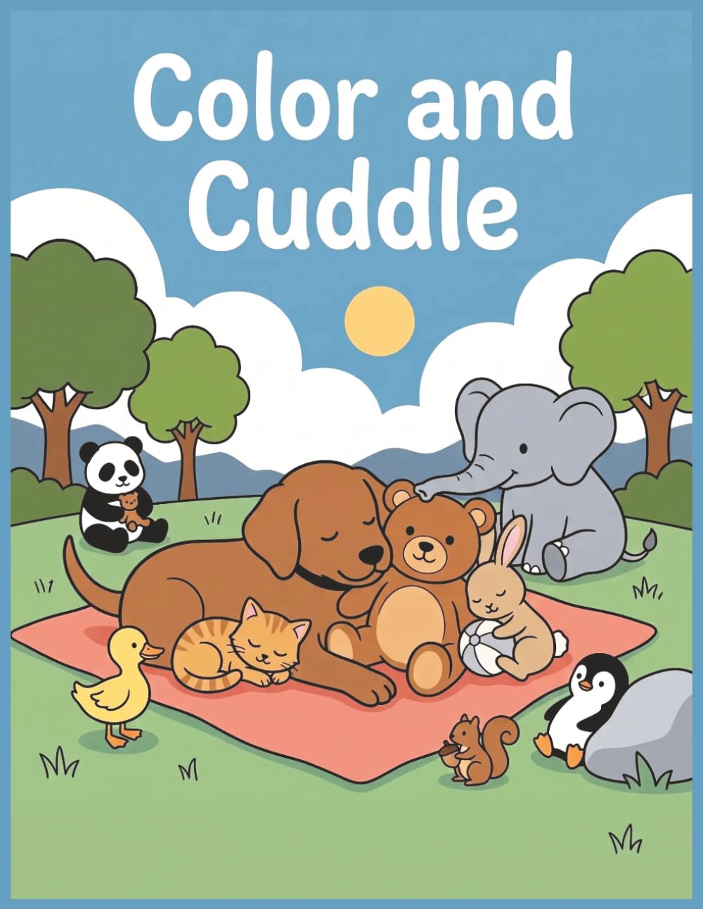 Color and Cuddle: Cute Animal Friends (Color and Wonder)