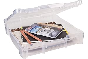 ArtBin Clear Plastic Craft Organizer with Handle